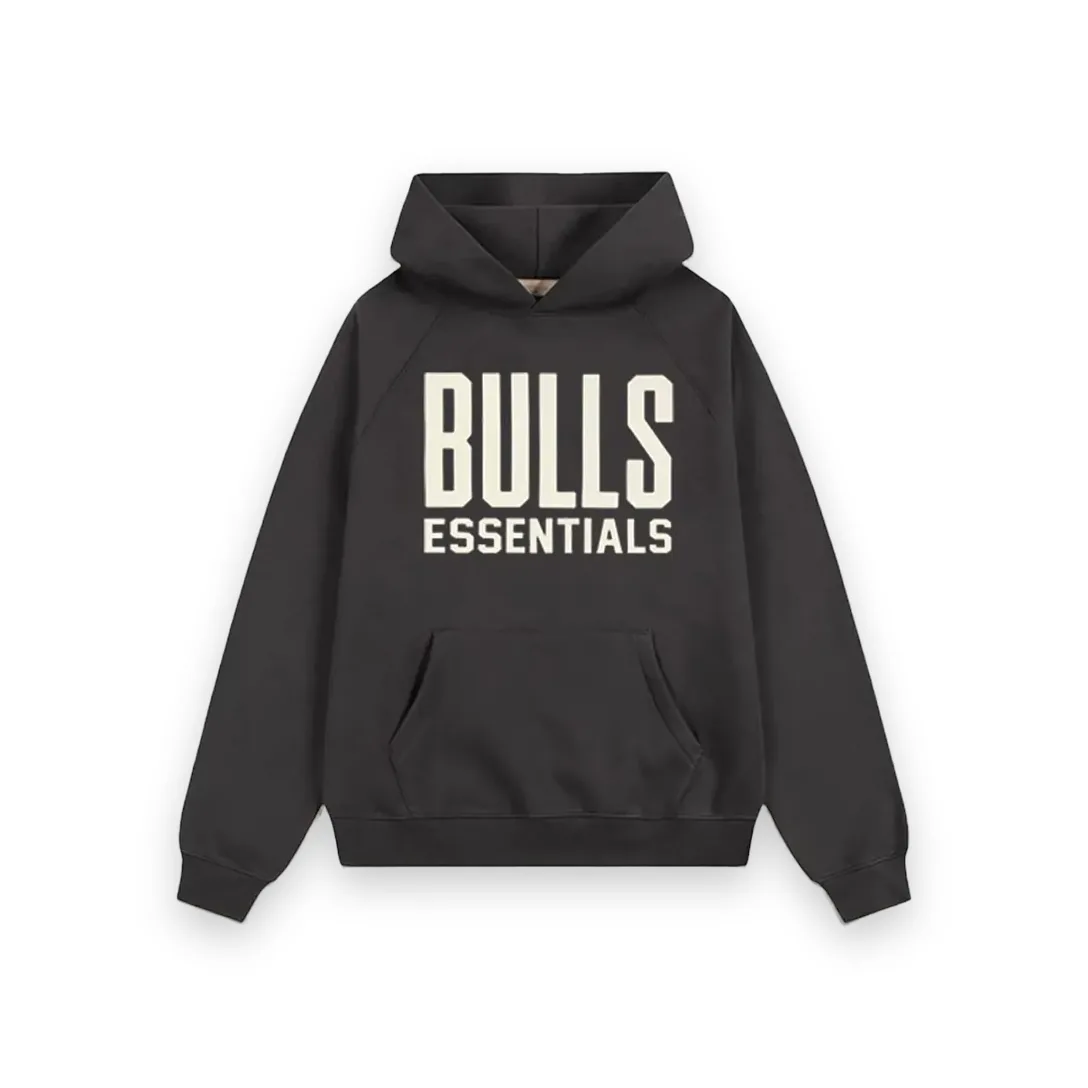 Bulls Essentials hoodie charcoal gray 1