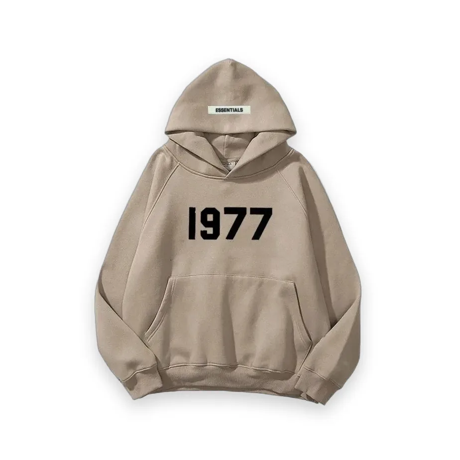 Essentials 1977 Taupe Hoodie 1