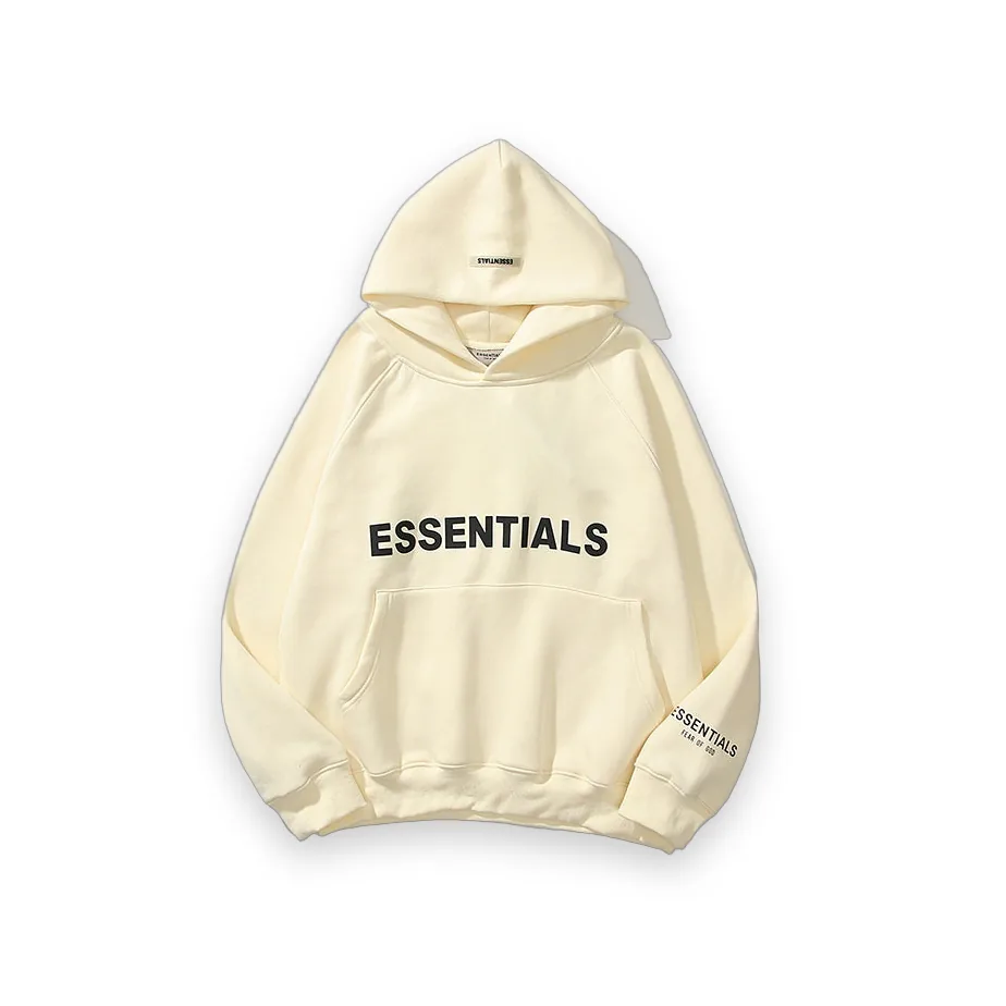 Essentials Casual Butter Cream Hoodie 1