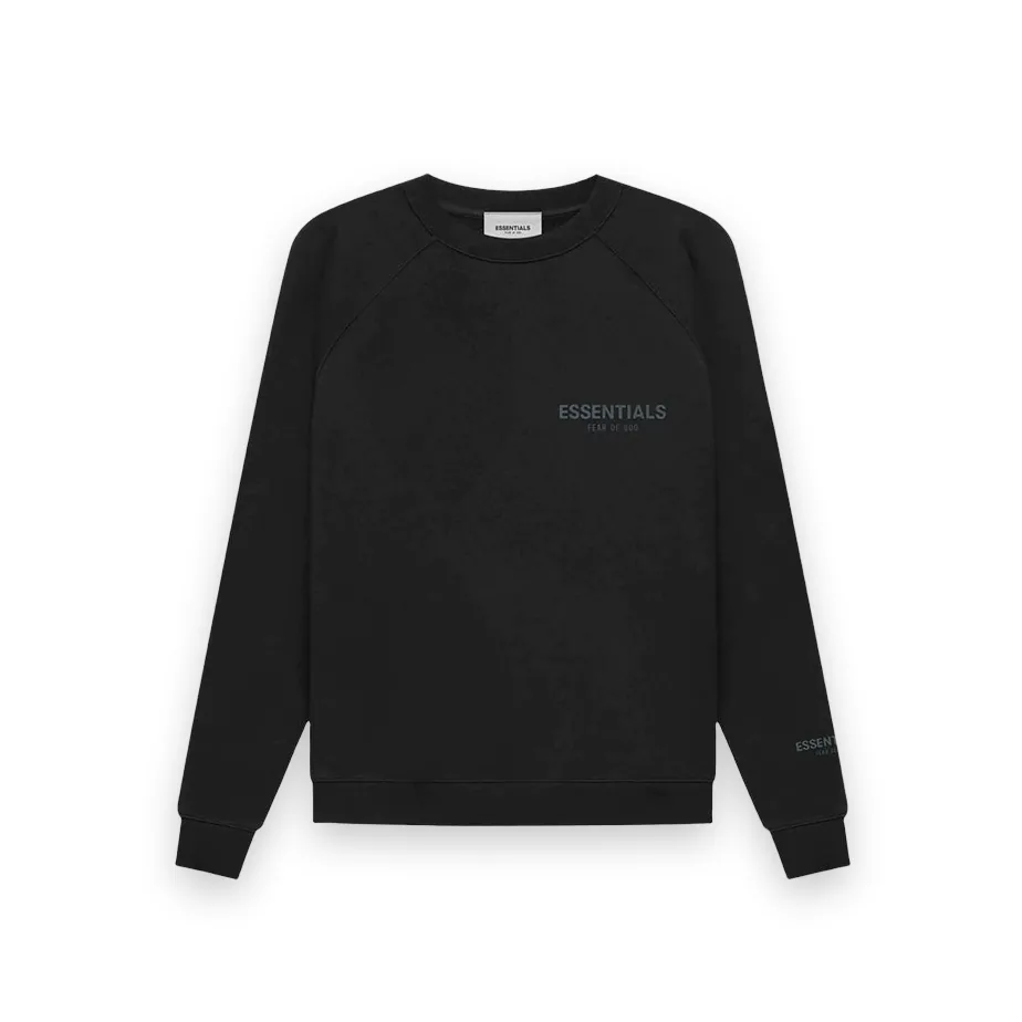 Essentials Fear Of God Black Sweatshirt 1