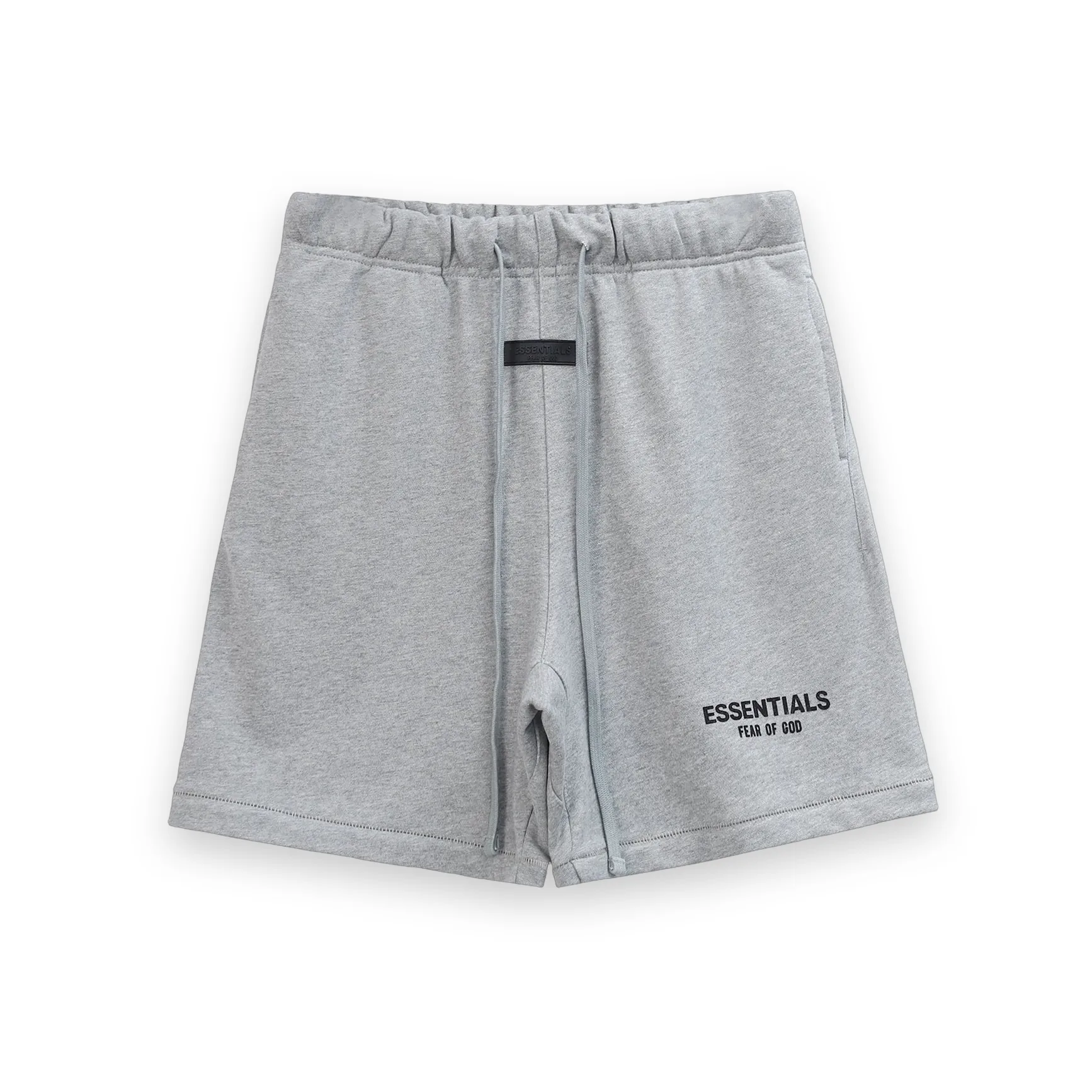 Essentials Fear Of God Flocking Flower Gray Shorts 1