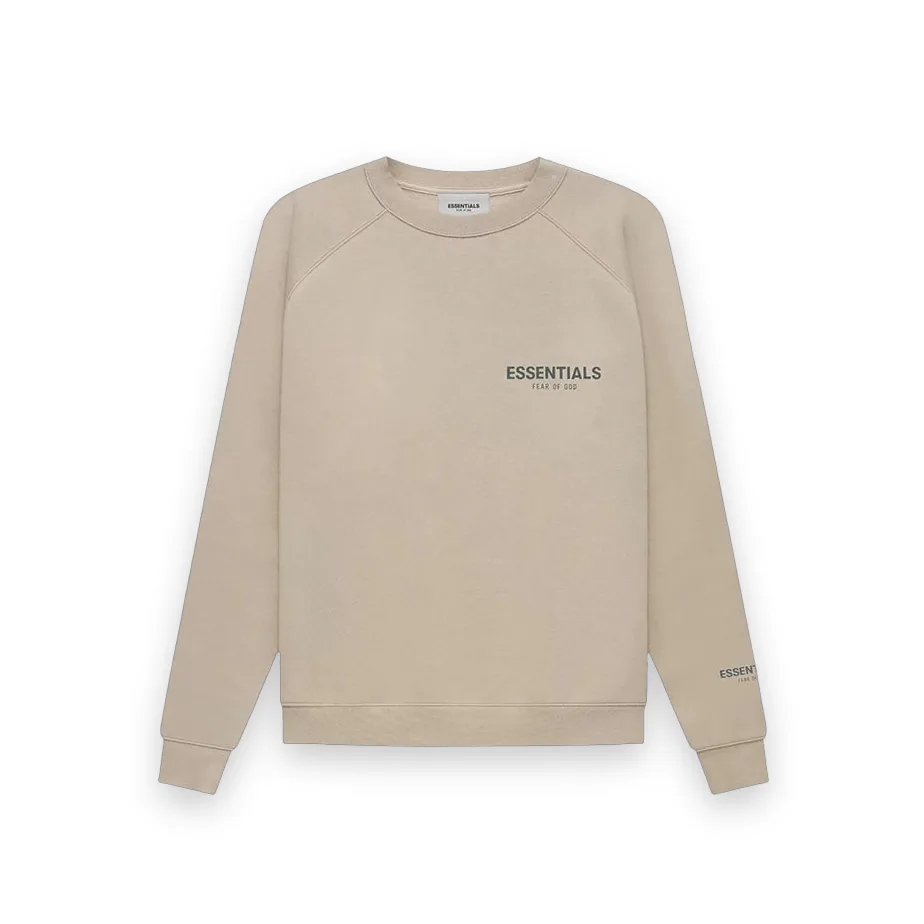 Essentials Fear Of God Khaki Sweatshirt 1