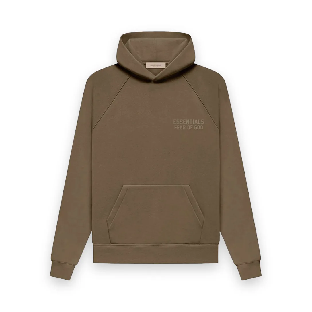 Essentials Fear Of God Wood Log Signature Hoodie 1