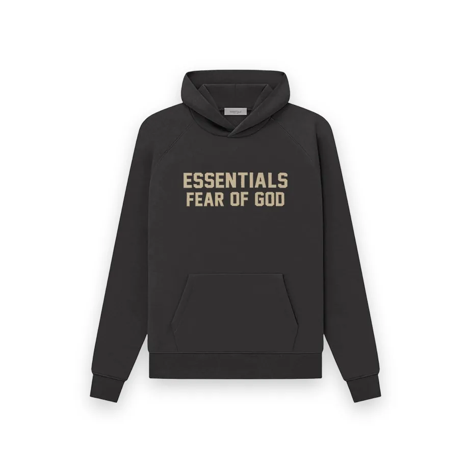 ESSENTIALS Flocked FOG Rice Label Hoodie 1