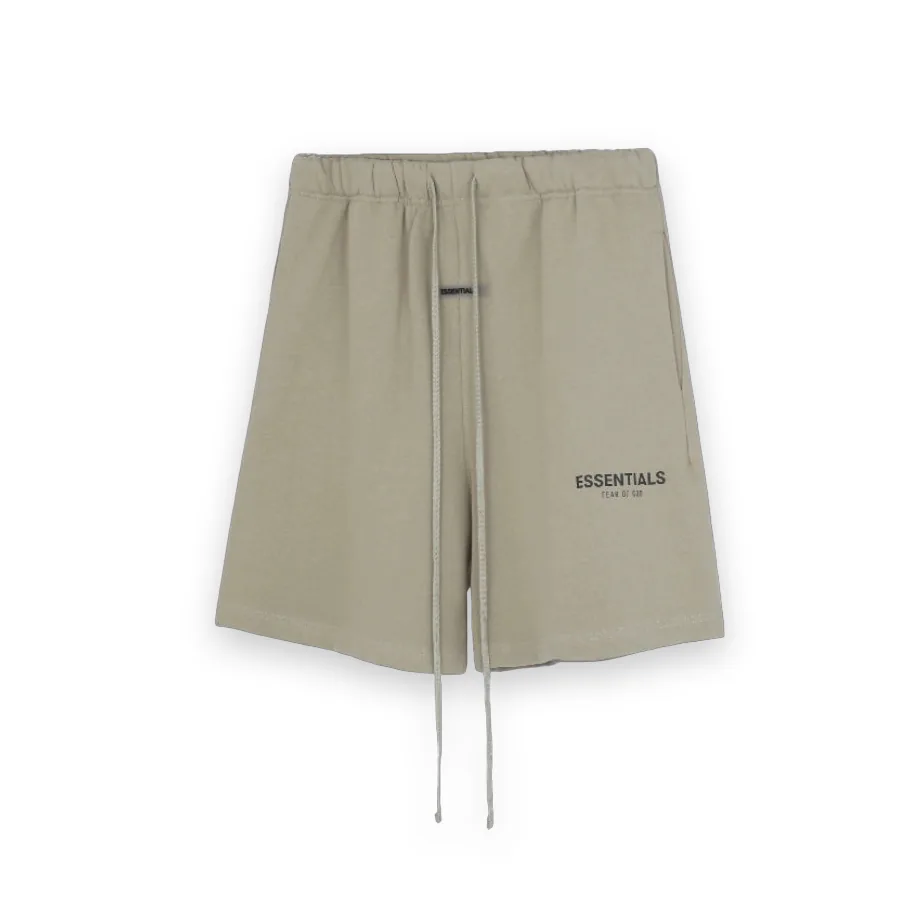 Fear Of God Essentials Camel Reflective Shorts 1