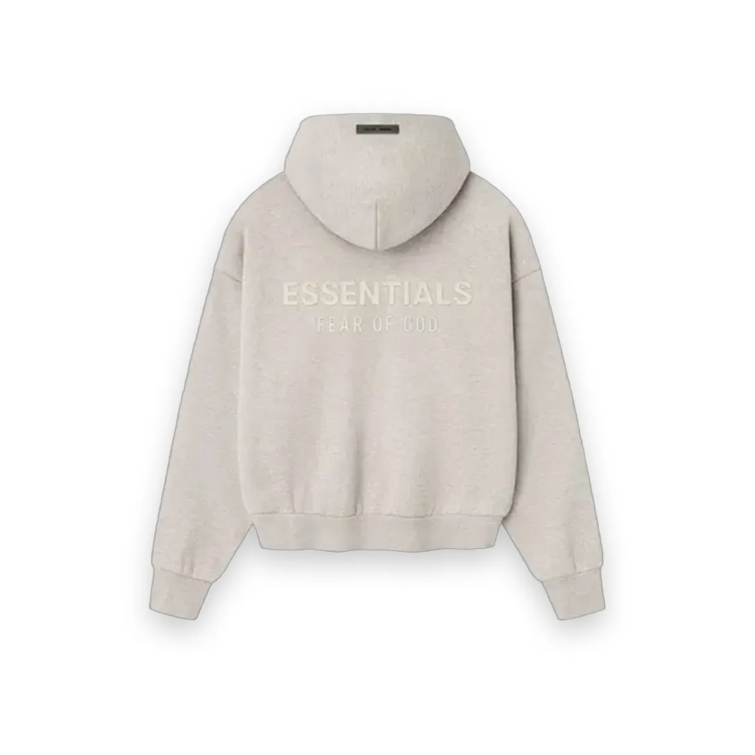 Fear of God Essentials Classic Hoodie 'Heather Stone 1
