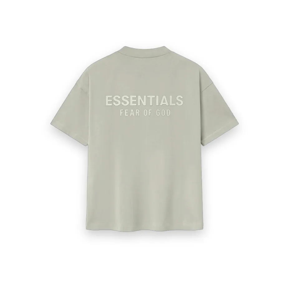 Fear of God Essentials Classic Tee T Shirt Heather Stone 1