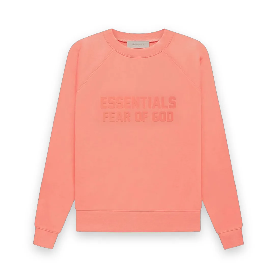 Fear of God Essentials Coral Powder Sweatshirt 1