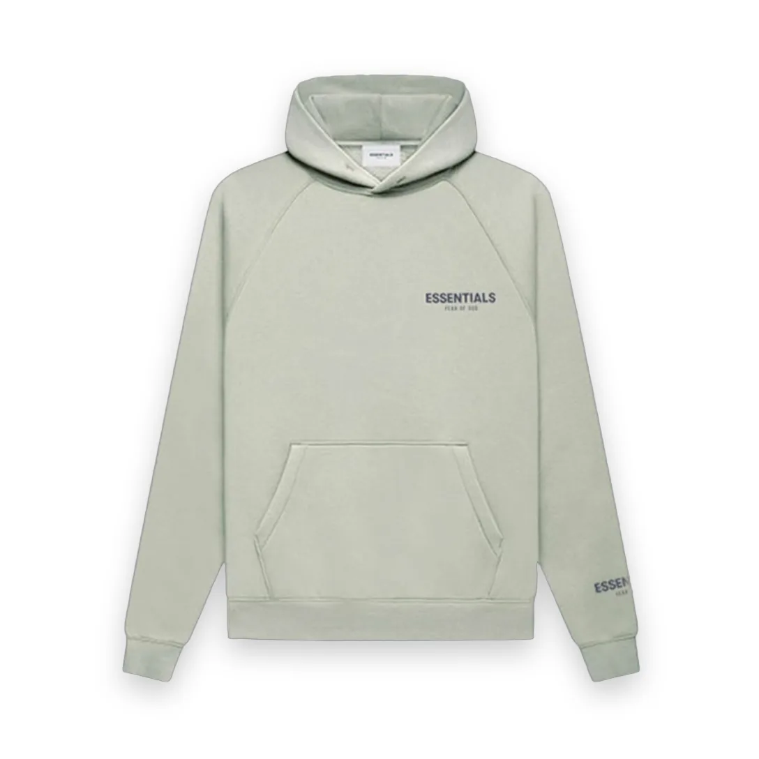 Fear of God Essentials Core Collection Pullover Green Hoodie 1