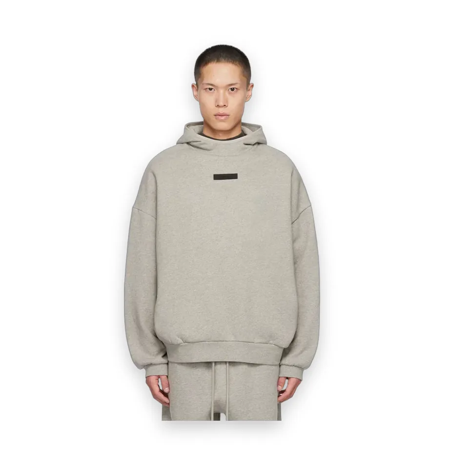 Fear Of God Essentials Gray Pullover Hoodie 1