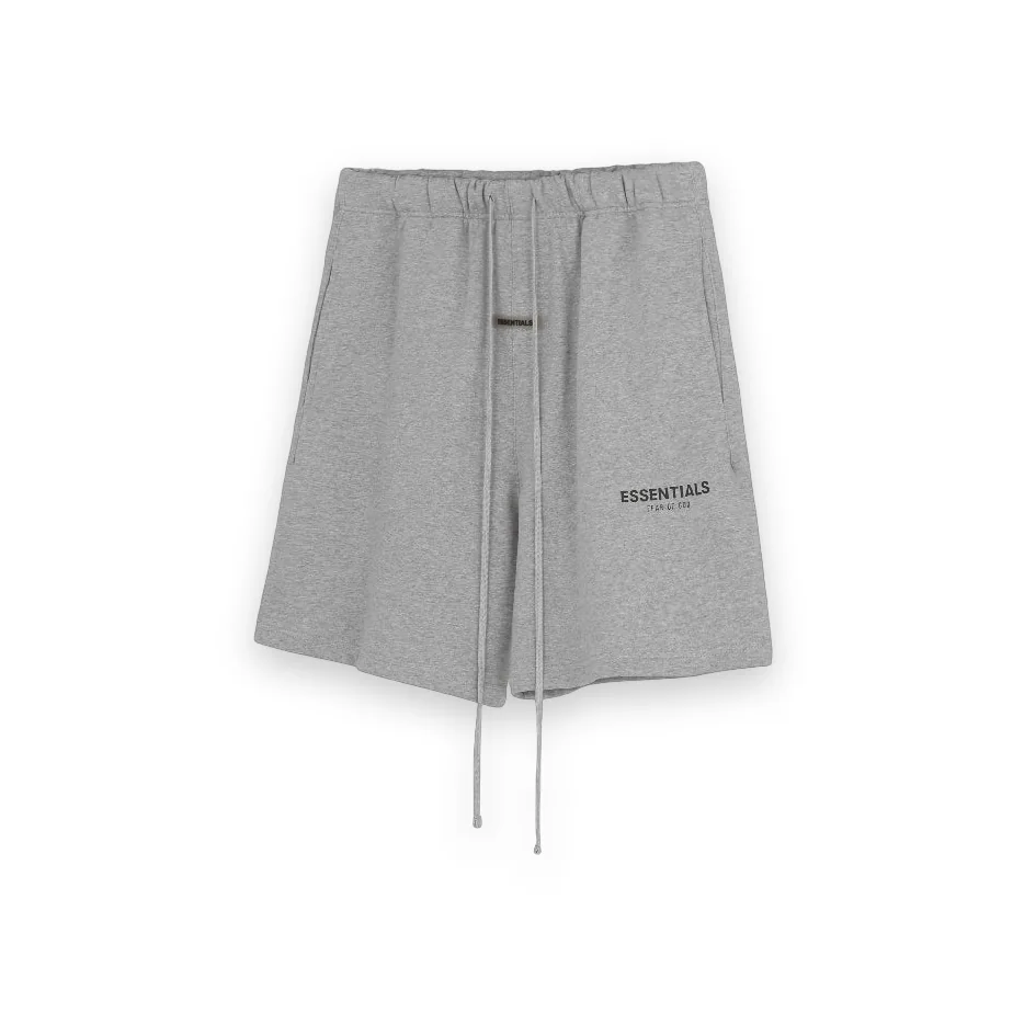 Fear Of God Essentials Gray Reflective Shorts 1