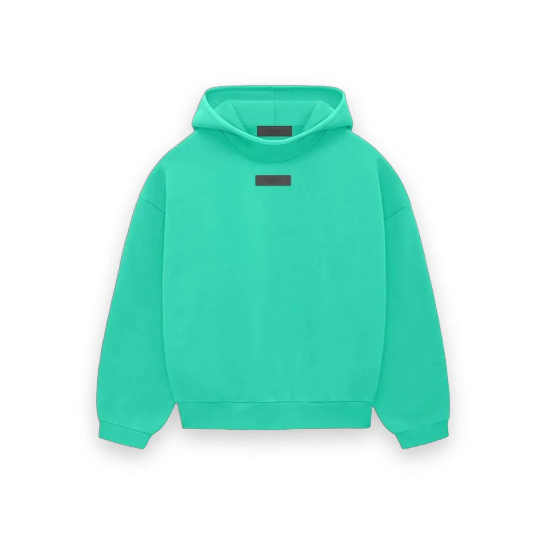 Fear Of God Essentials Green Pullover Hoodie 1