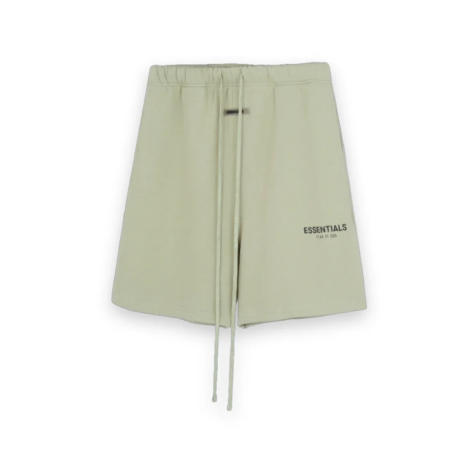 Fear Of God Essentials Matcha Green Reflective Shorts 1