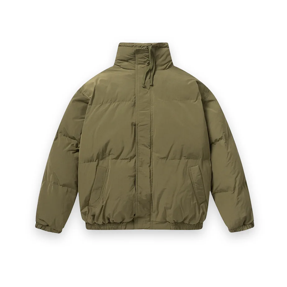 Fear of God ESSENTIALS Puffer Jacket Army Green 1