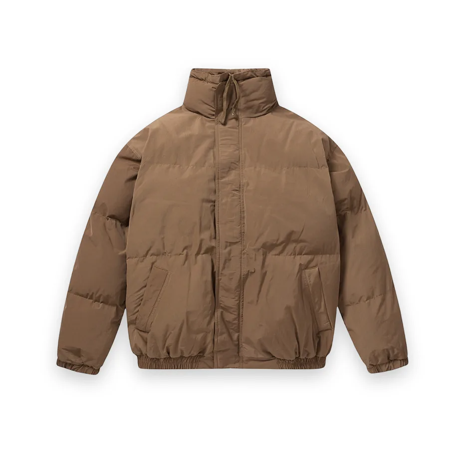 Fear of God ESSENTIALS Puffer Jacket Brown 1