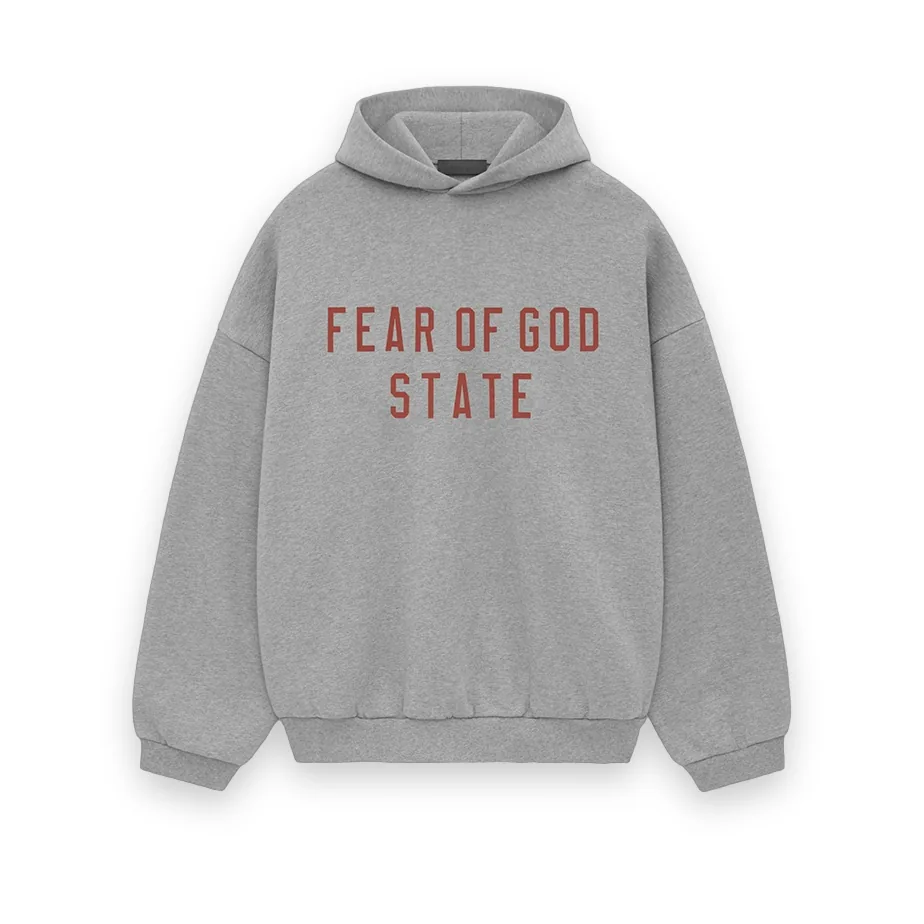 Fear of God Essentials State Hoodie Dark Heather Grey 1