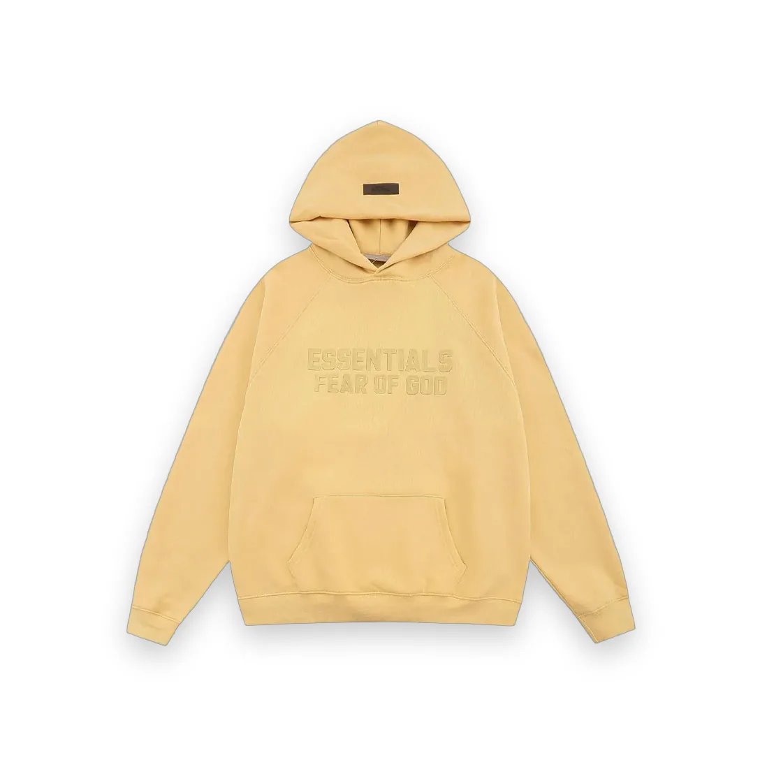 Fear-Of-God-Essentials Tuscan Hoodie Yellow 1