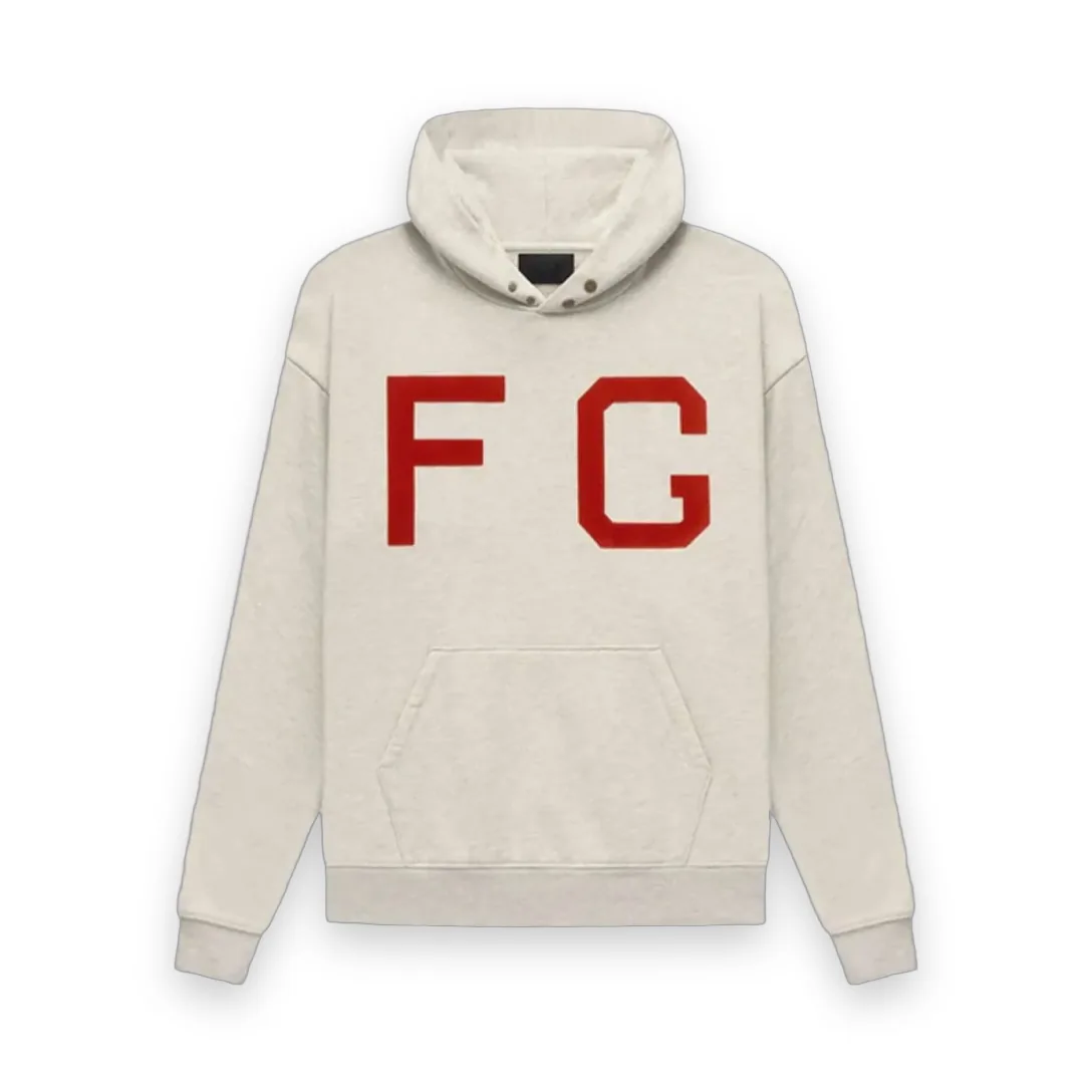 Fear of God Monarch Cream Heather Hoodie 1