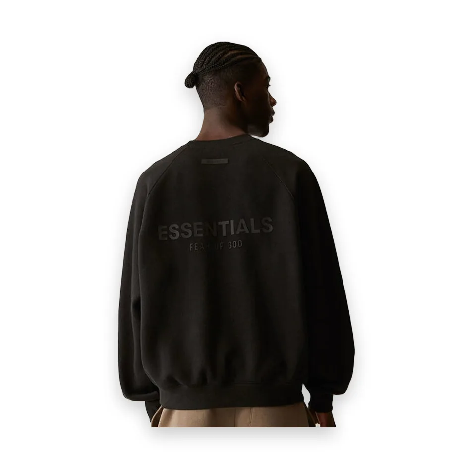 FOG ESSENTIALS Crew Neck Black Sweatshirt 1