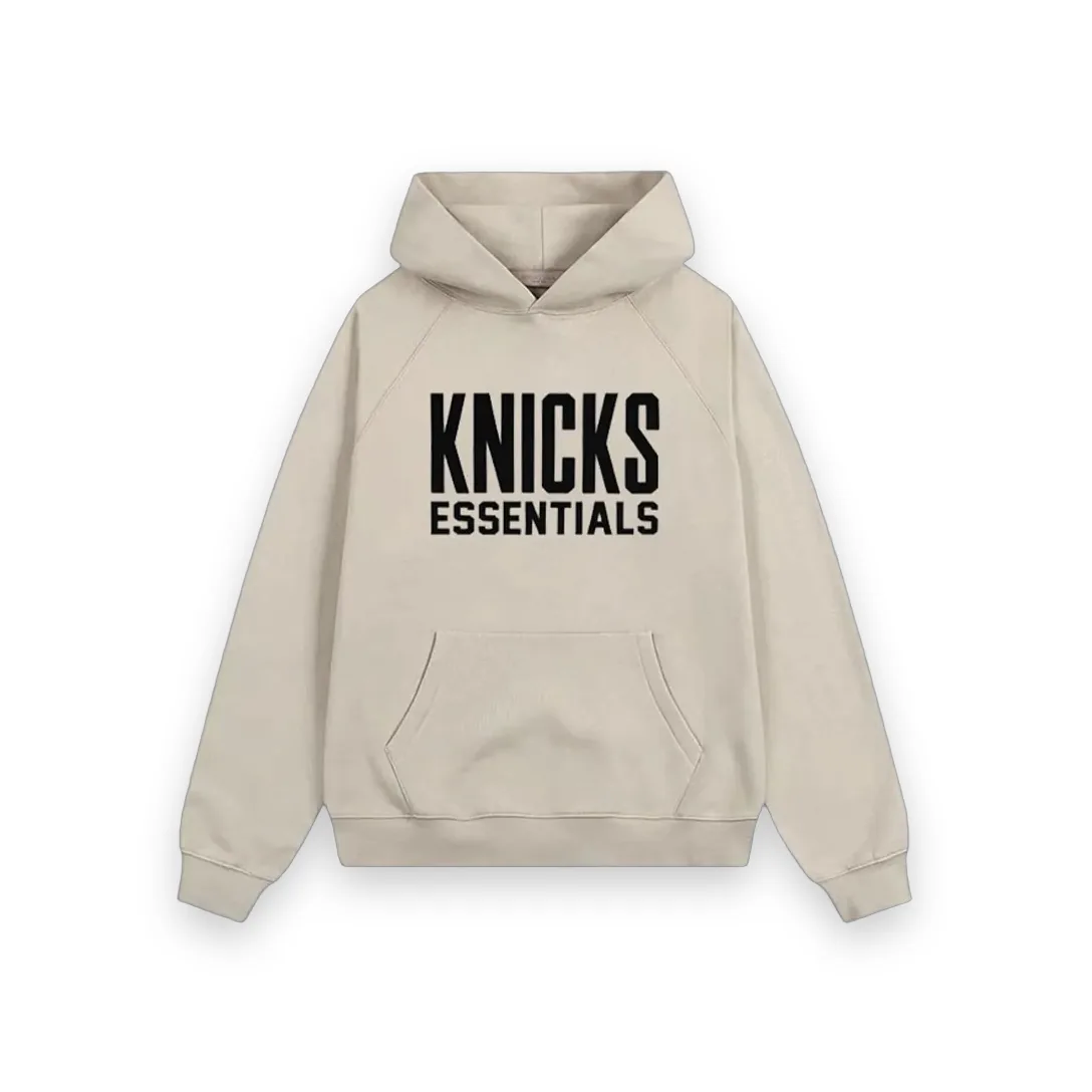 Knicks Essentials hoodie cream or light 1