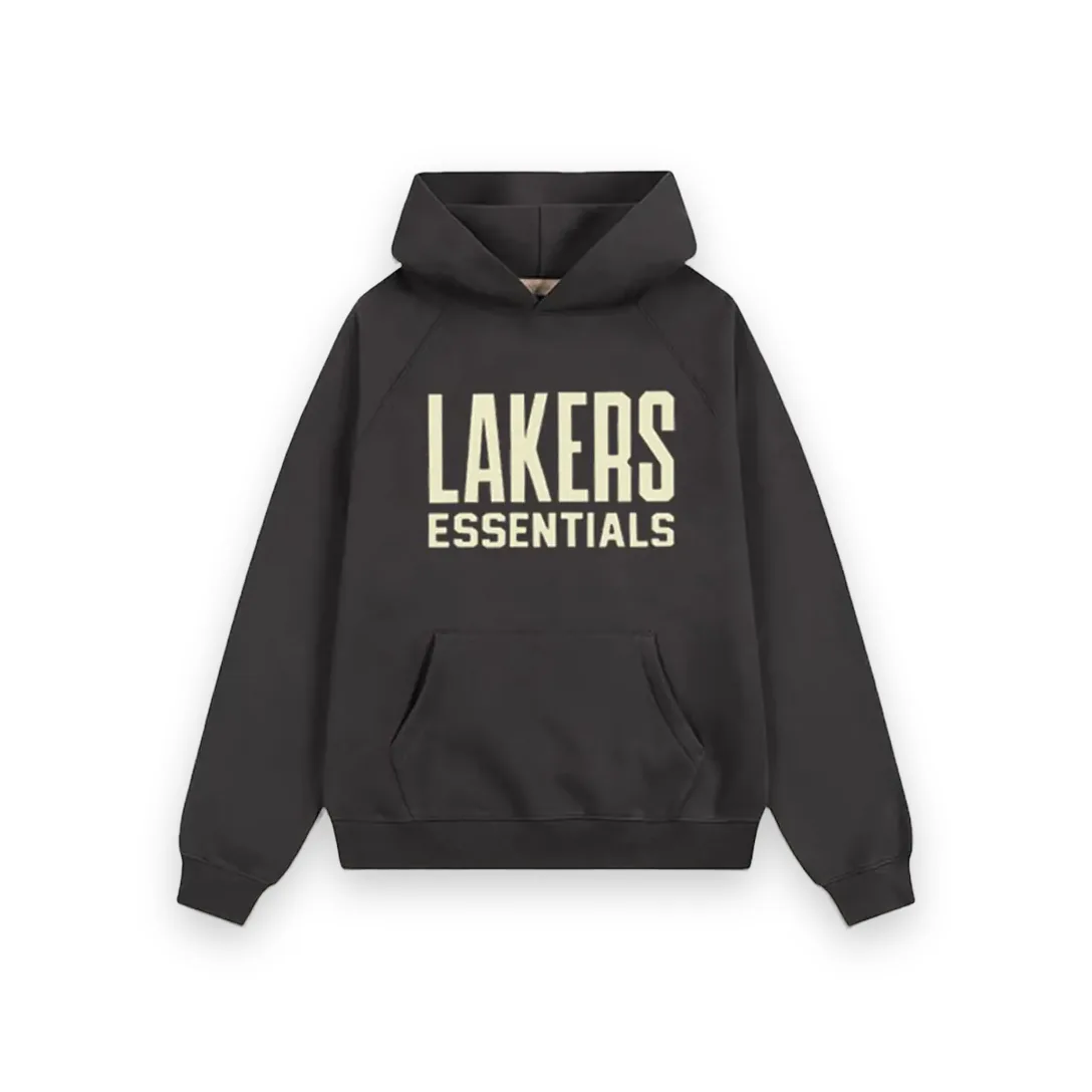 Lakers Essentials hoodie charcoal gray 1